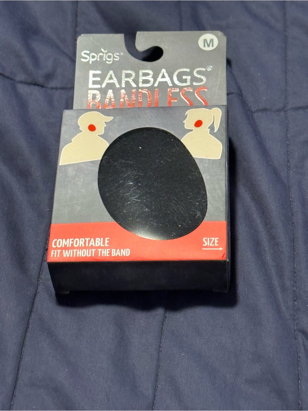 Sprigs EarBags Bandless Ear Warmers - Black